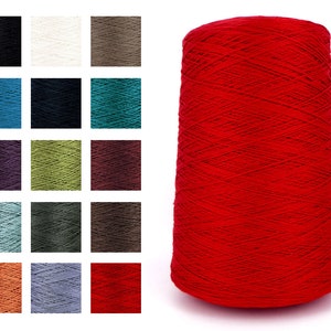 Cotton Cone Yarn Mercerized Machine Knit Hand Knit Crochet Craft Weave Yarn