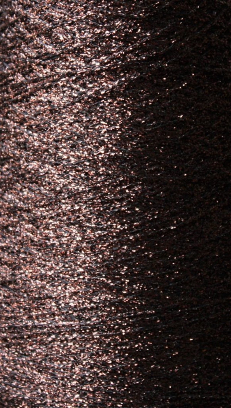 Metallic Yarn 3 Ply 3500 YPP Shine Glitter Lurex Sparkle Lame Novelty Thread Knit Crochet Craft Weave Fiber Arts Tapestry Crewel Needlepoint image 4