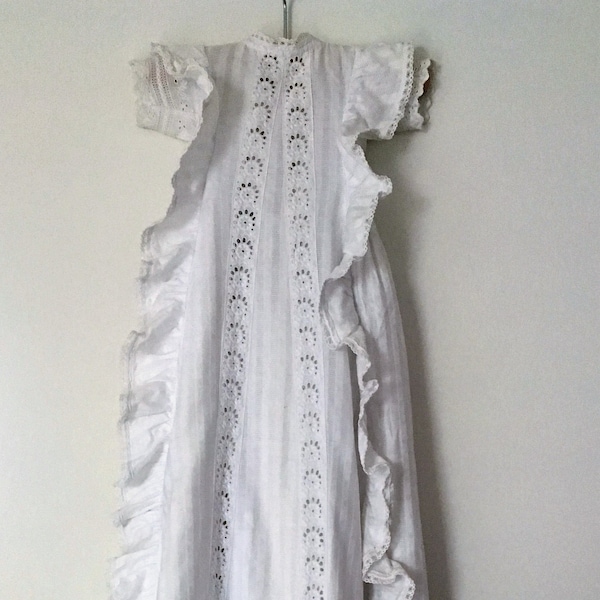 Antique Christening gown 1889-1896