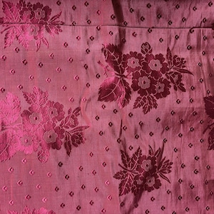 Antique red wall covering textile
