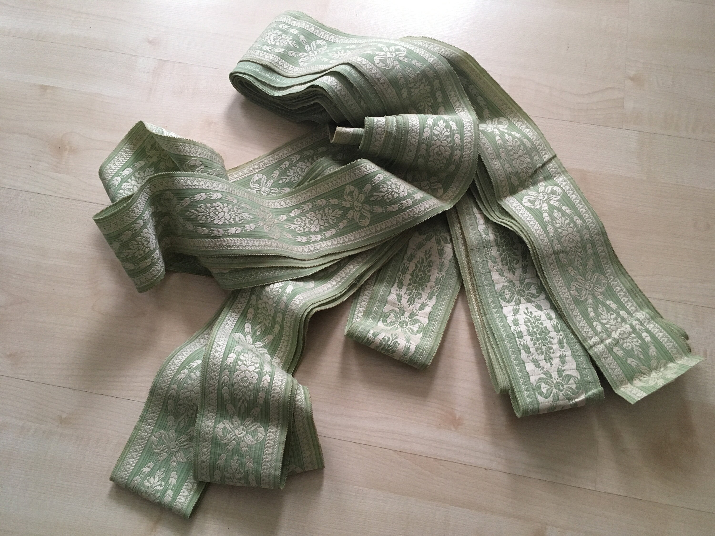 RESERVED for N. Antique Textile Border Wallpaper Frieze for Etsy