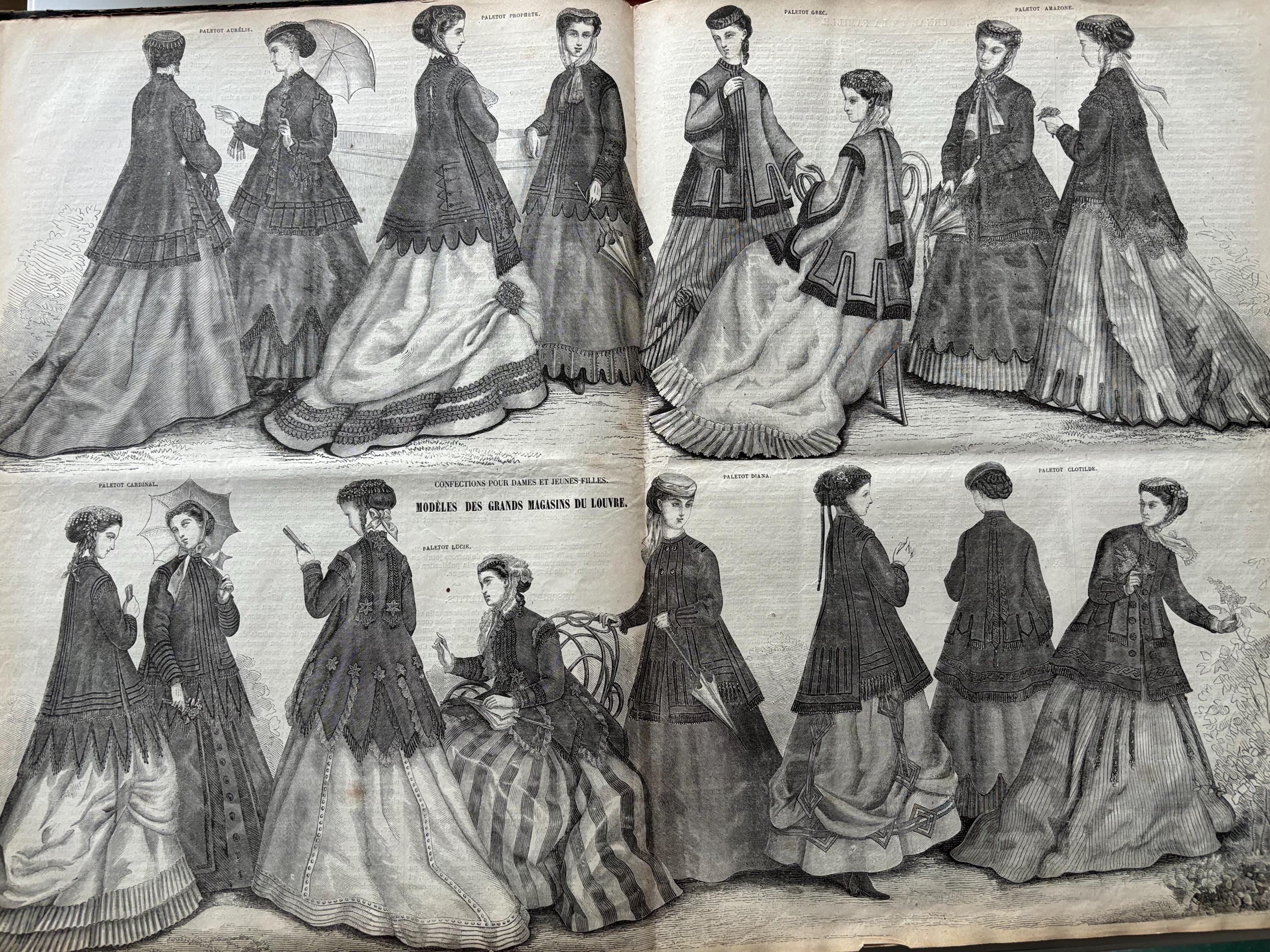 La Mode Illustree Book - Etsy