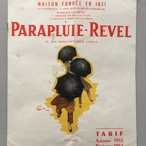 Umbrella&#39;s for 1953-1954, Lyon, France, Parapluie-Revel