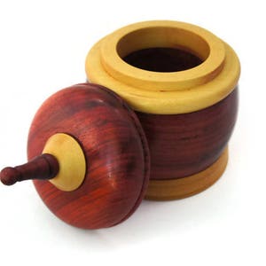 Large Round Box, Handmade, Lidded Storage, Urn
