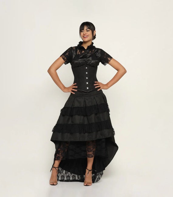 hardware detail cut-out midaxi dress in black Adeline Size:Made To Measurements + 30$ and spandex ruched dress Buy Libas Rust Printed