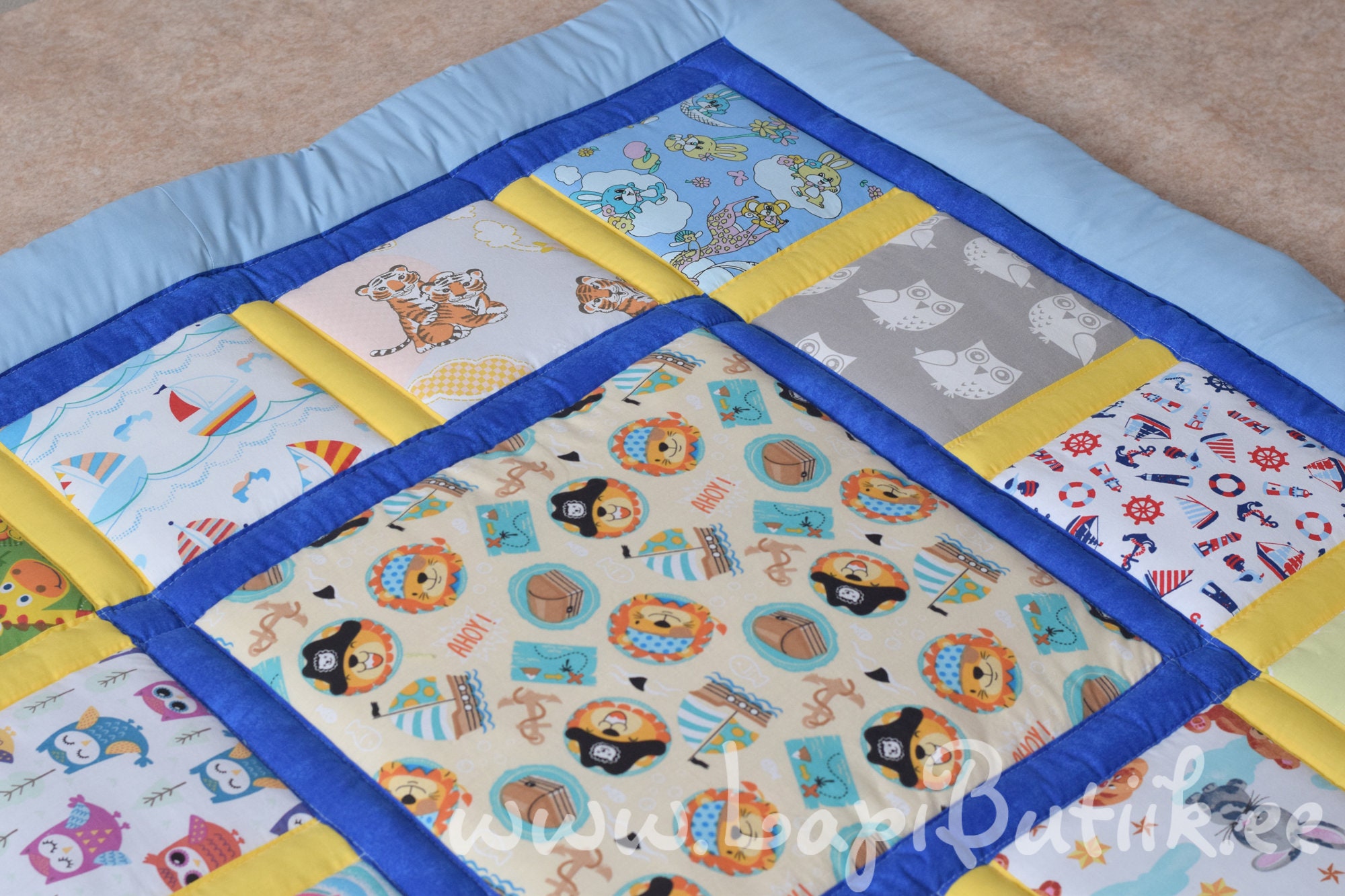 Baby Playmat. Baby Floor Blanket. for a Small Pirate. Etsy