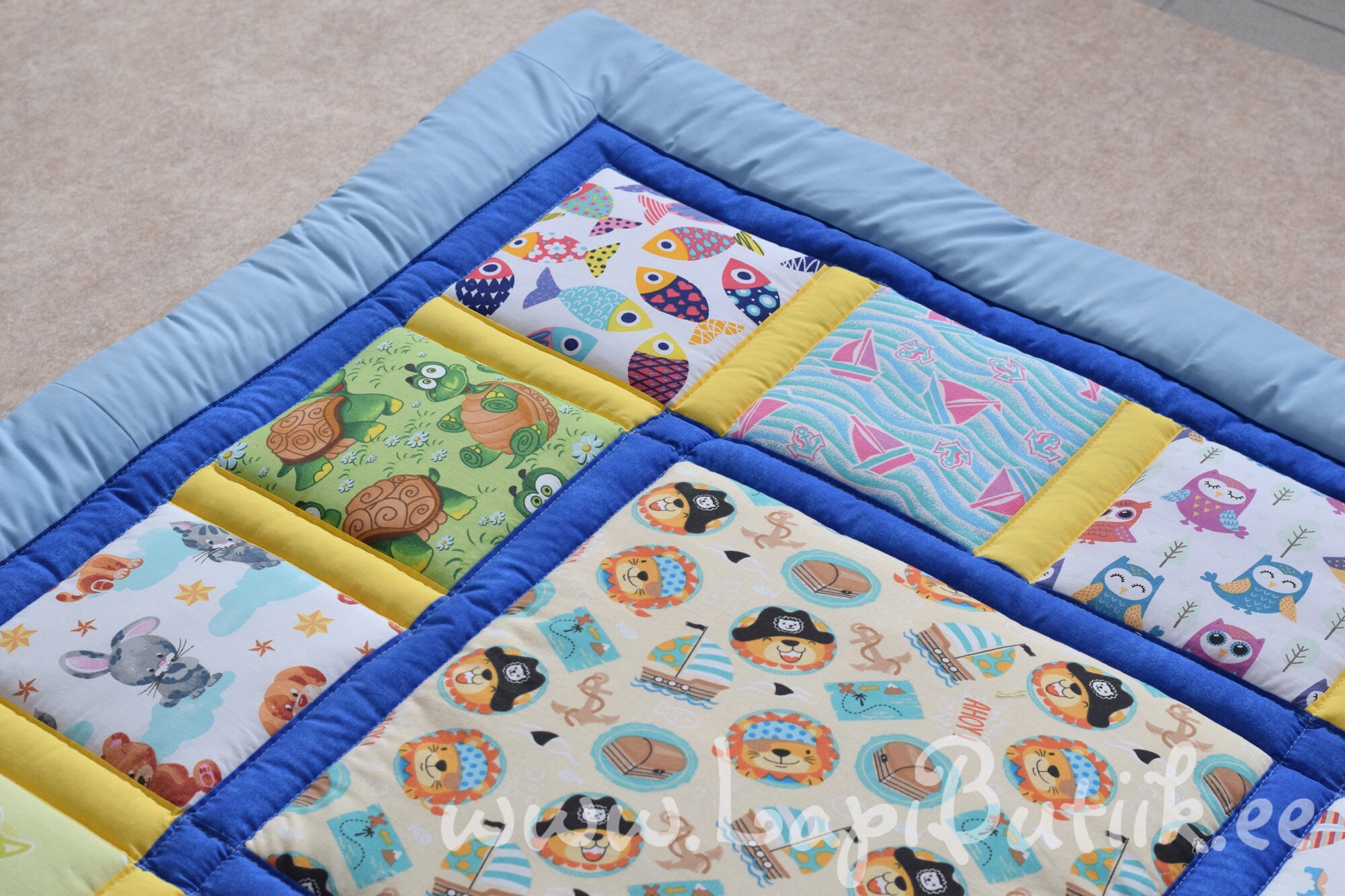 Baby Playmat. Baby Floor Blanket. for a Small Pirate. Etsy