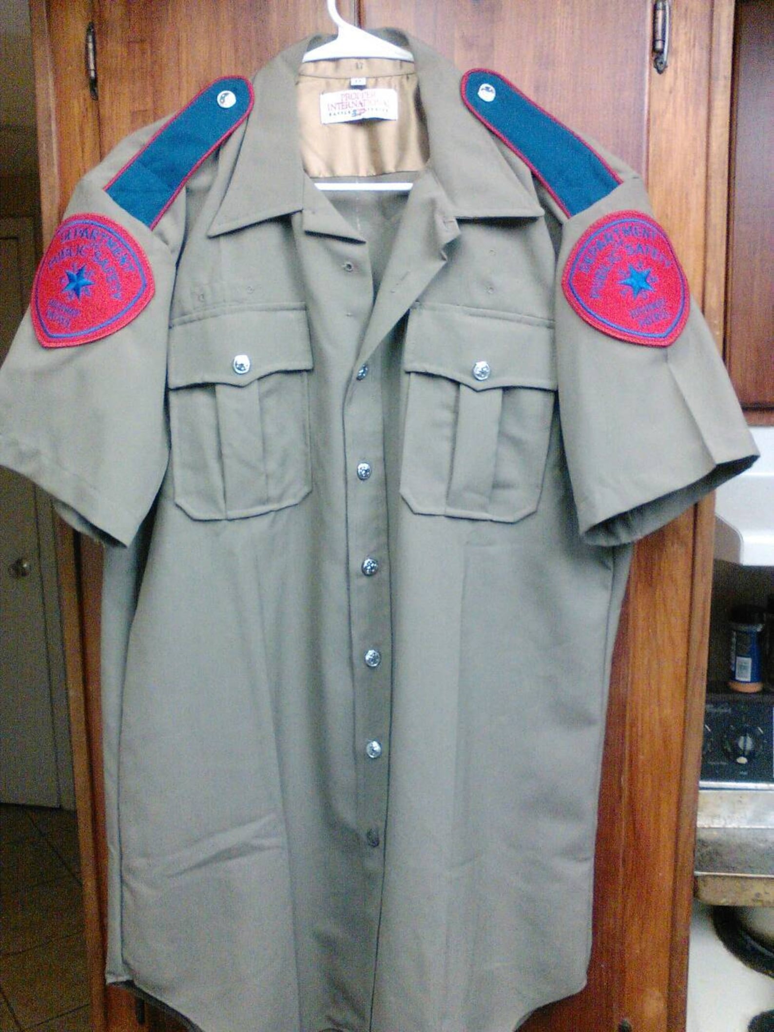 Texas DPS Uniform shirt size 17 men's Highway patrol Etsy