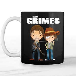 Team Grimes Mug - (Rick & Carl) - Parodie - Pour les fans qui aiment / Fan qui aime le café!