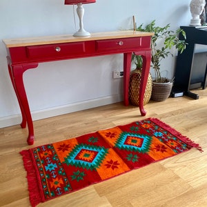 Modern Kilim Series Area Rug - Reversible Rag Rug
