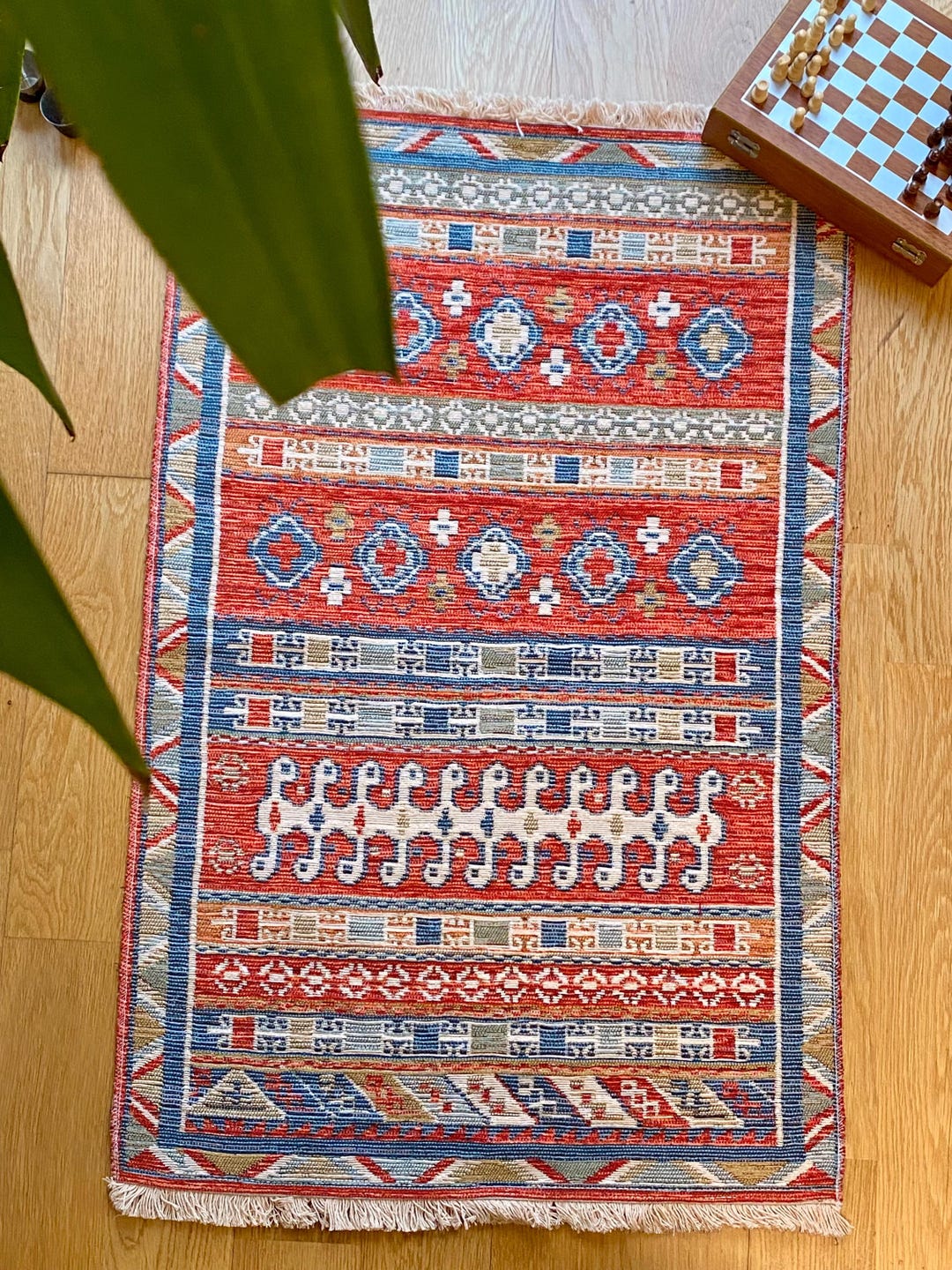Secret Sea Collection: Modern Kilim Series Area Rug – Reversible ...