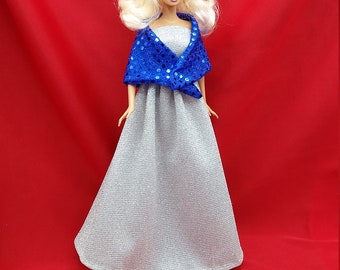 CROCHET KNITTING PATTERN Barbie Fashion doll Bridal gown princess ballgown 1005