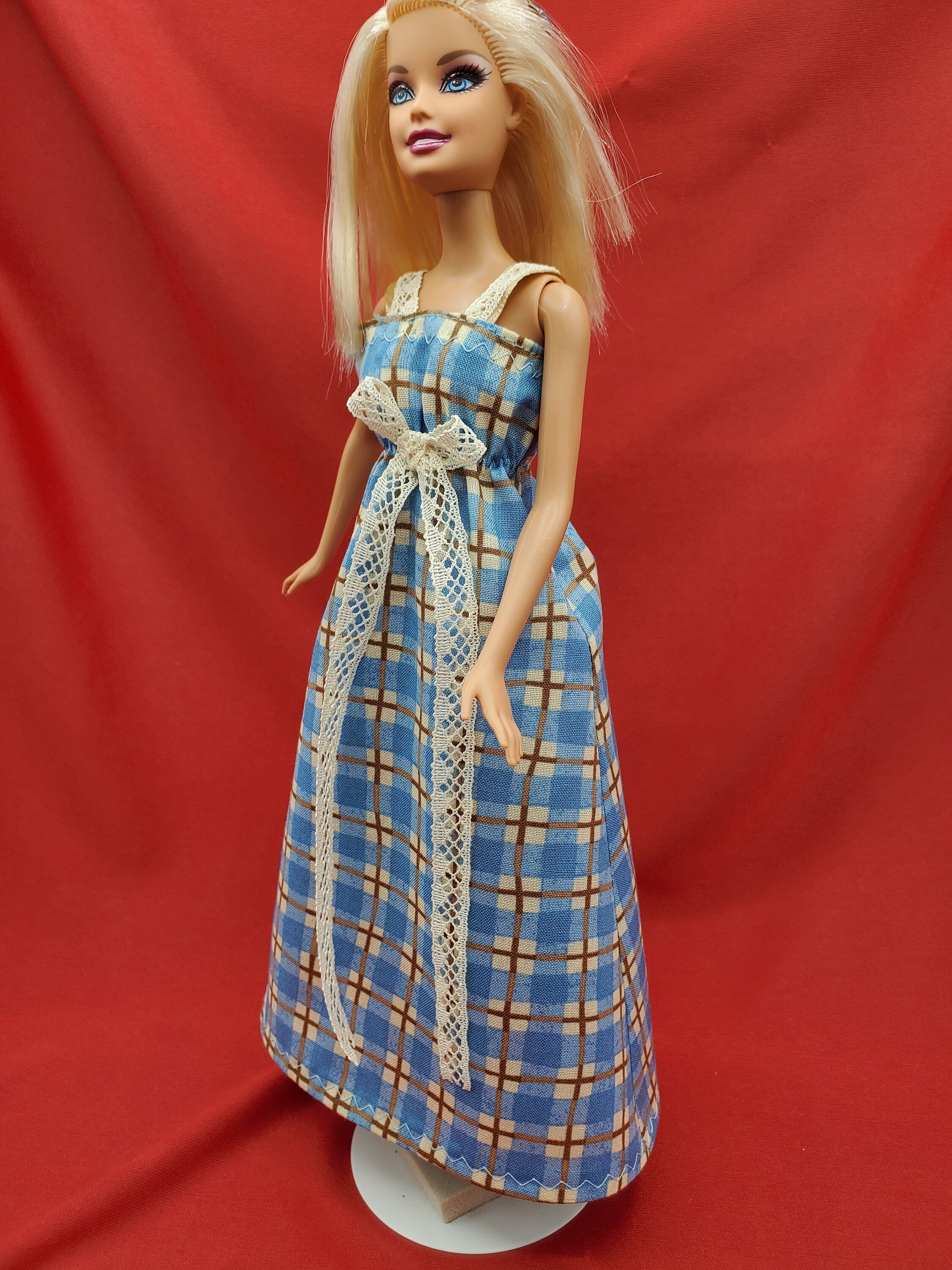 Barbie Nightgown Handmade Barbie Doll Clothes Etsy