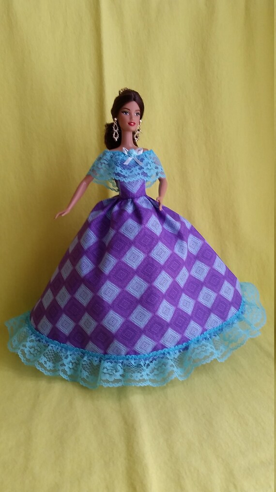 barbie in purple dress