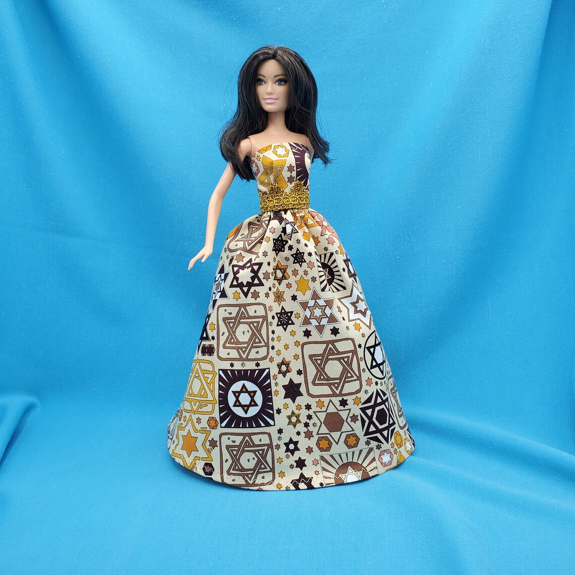 Jewish Barbie Ball Gown Dress handmade barbie doll clothes | Etsy