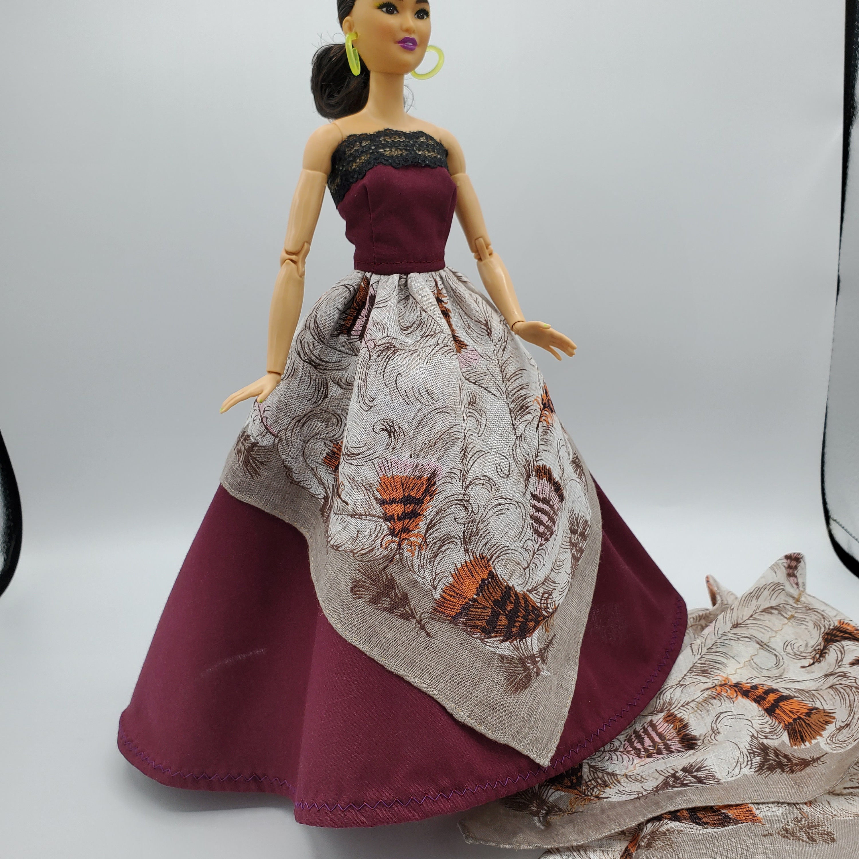 Barbie Ball Gown Dress handmade barbie doll clothes | Etsy