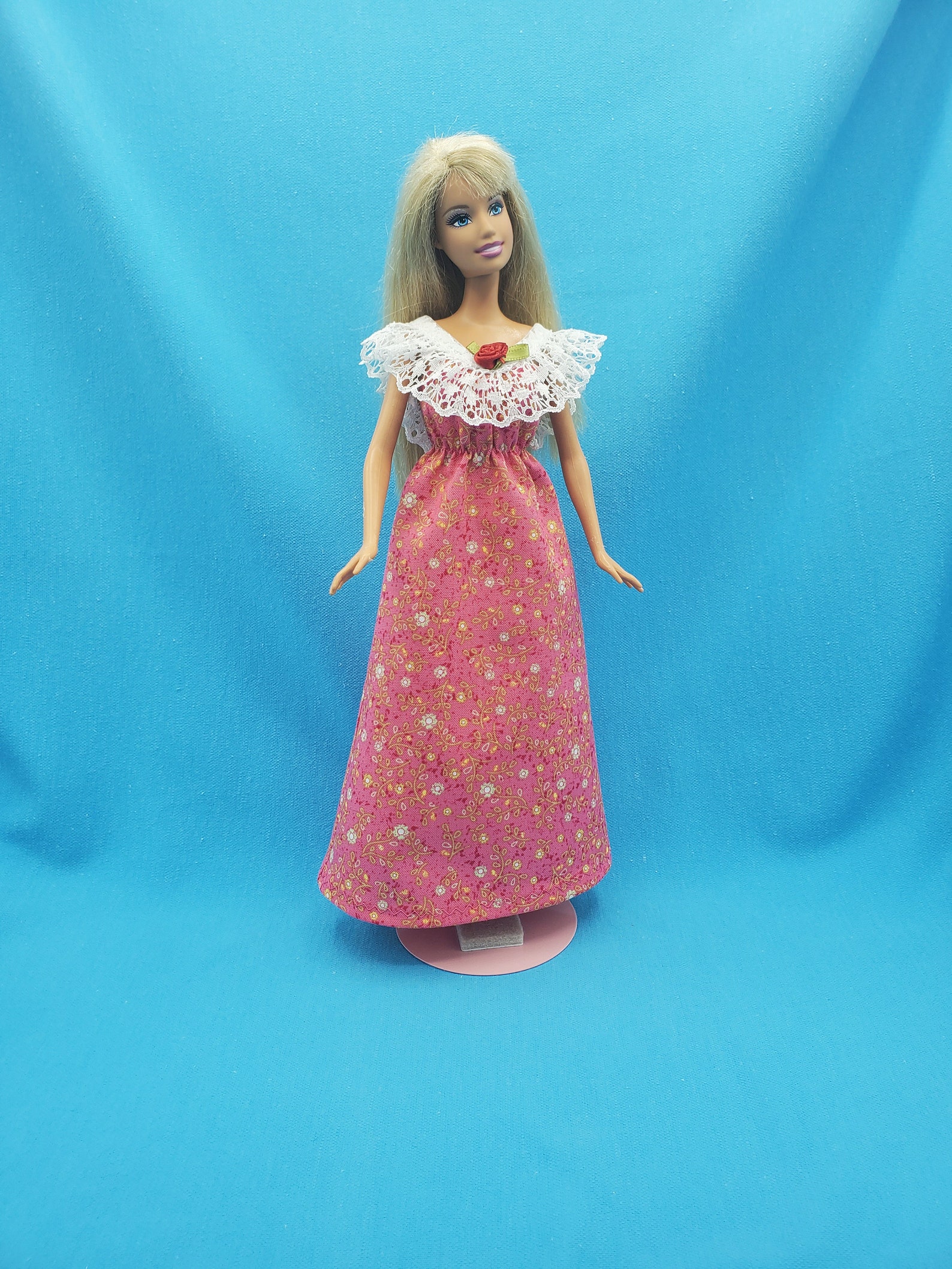 Barbie Nightgown Handmade Barbie Doll Clothes Etsy