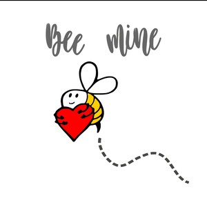File illustrazione Bee miniera - San Valentino giorno svg file, taglio Gabarit, Svg mandala, File di taglio Cricut, Silhouette, png svg