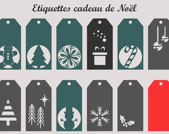 SVG Christmas gift labels, svg, SVG Christmas labels, Christmas label SVG, Cricut cutting file, Silhouette, png svg