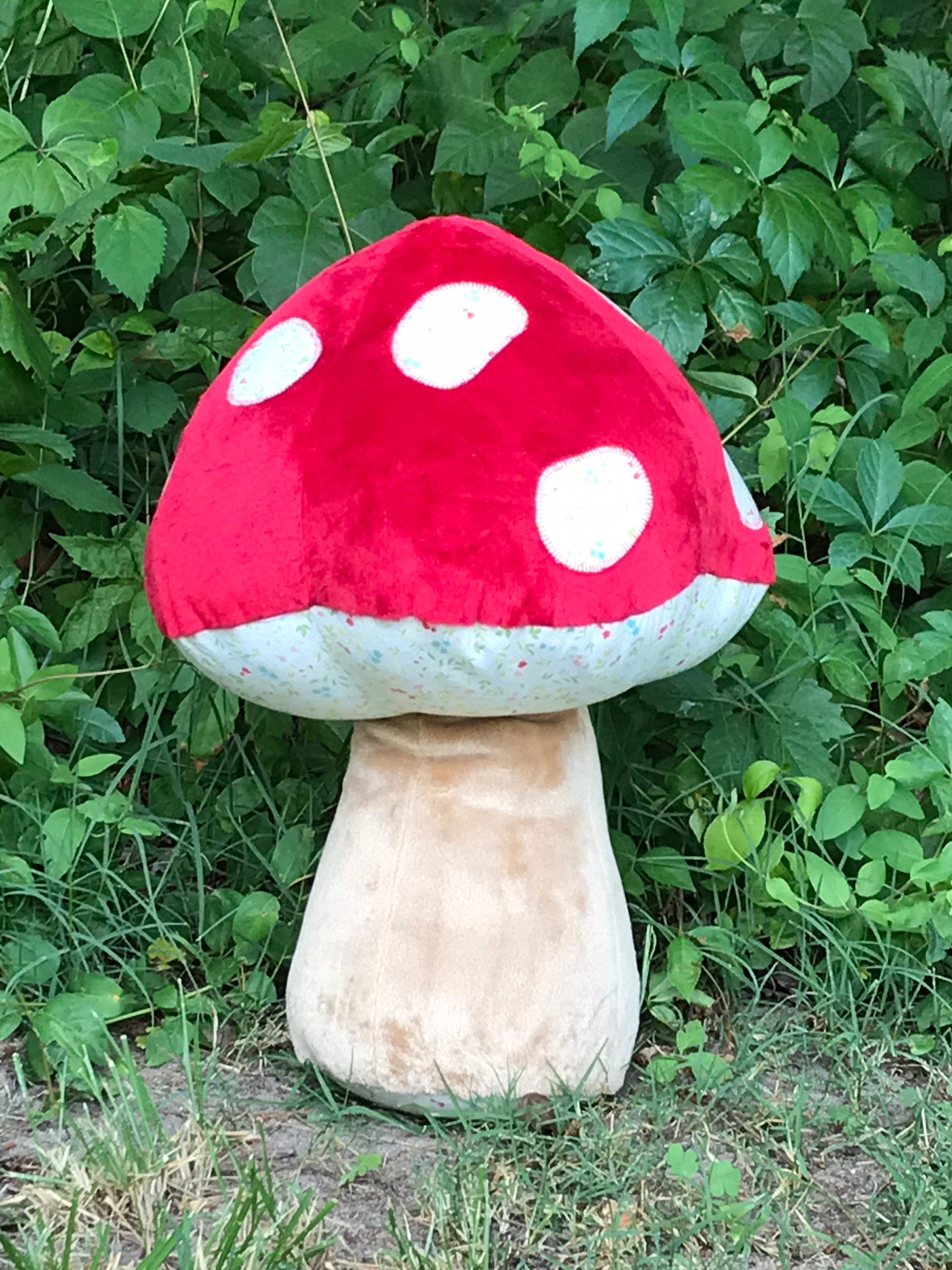 Mushroom pillow red mushroom mushroom decor woodland Etsy