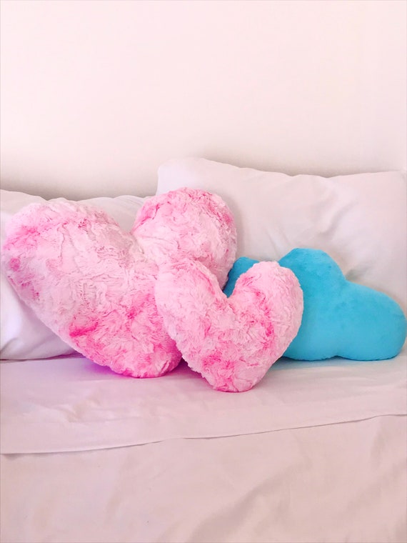stuffed heart pillow