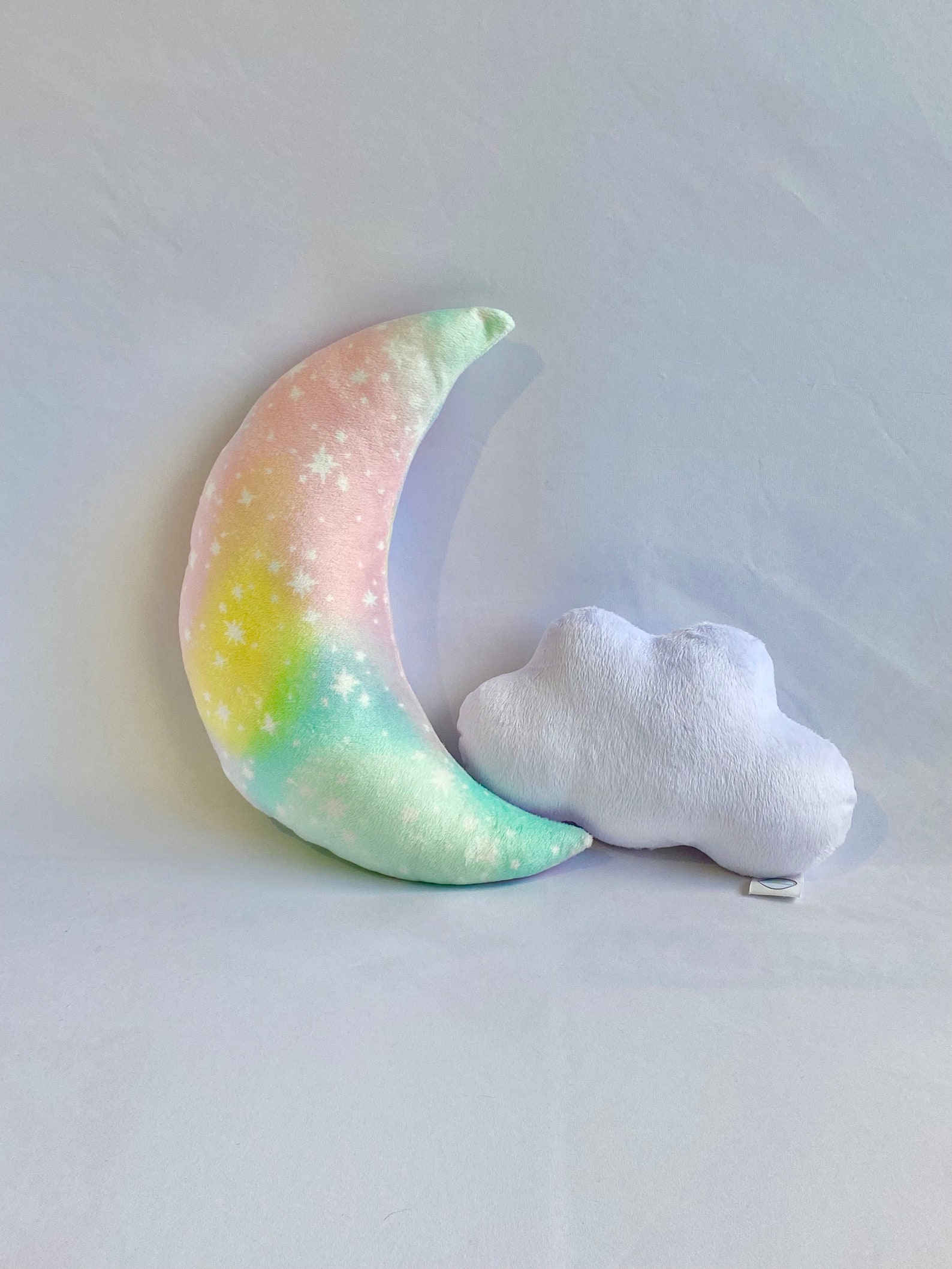 Moon Shaped Pillow Moon Nursery Decor Crescent Moon Moon Etsy