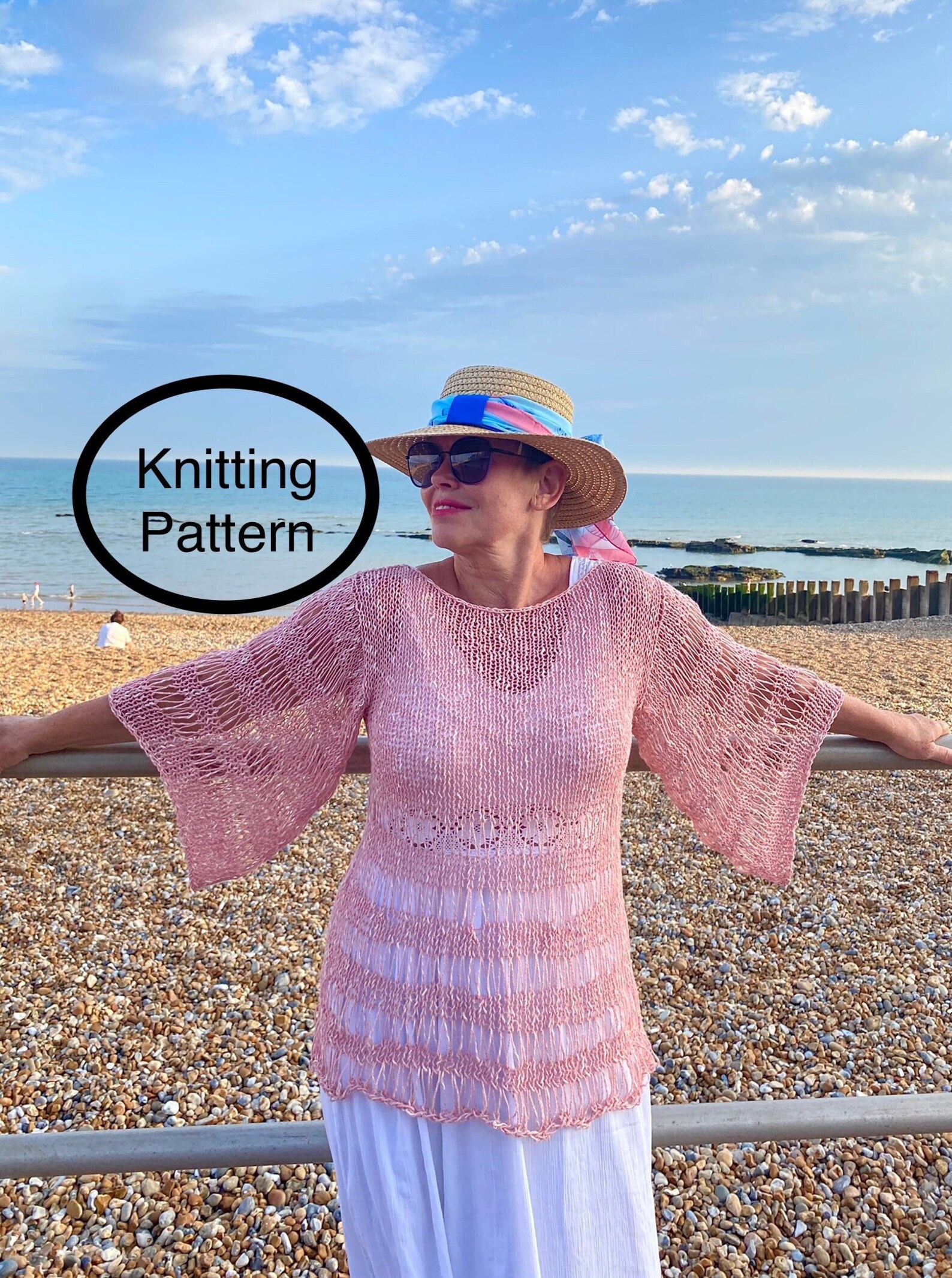 LOOSE LOOP TOP Pdf Knitting Pattern Only.beginner Friendly Knitting ...