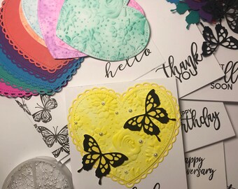 DIY Card Kit, Card Kit, Birthday Card Kit, Thank You Card Kit, Thinking of You Card Kit, Sympathy Card Kit, Get Well Card Kit,Hello Card Kit