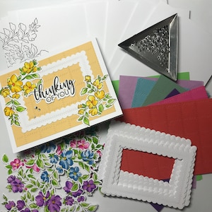 Kit de cartes à faire soi-même, kit de cartes, kit de cartes personnalisées, kit de cartes d'anniversaire, kit de cartes Thinking of you, kit de créations manuelles, kit de cartes découpées, kit de cartes de remerciement