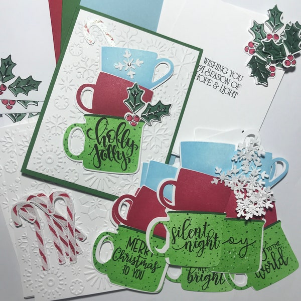 Christmas Card Kit, Christmas Card, DIY Christmas Cards, Cardmaking Kit, Christmas Craft Kit, Holiday Card Kit, Custom Christmas Card Kit