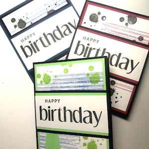Carte faite main, carte d'anniversaire, carte d'anniversaire masculine, carte d'anniversaire personnalisée, carte d'anniversaire pour homme