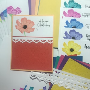 Kit per biglietti fai da te, kit per la creazione di biglietti, kit per artigianato, kit per biglietti personalizzati, kit per biglietti di compleanno, kit per biglietti di ringraziamento, kit per biglietti di amicizia, kit per biglietti di condoglianze