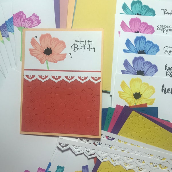 DIY Card Kit, Cardmaking Kit, Craft Kit, Custom Card Kit, Birthday Card Kit, Thank You Card Kit, Friendship Card Kit, Sympathy Card Kit