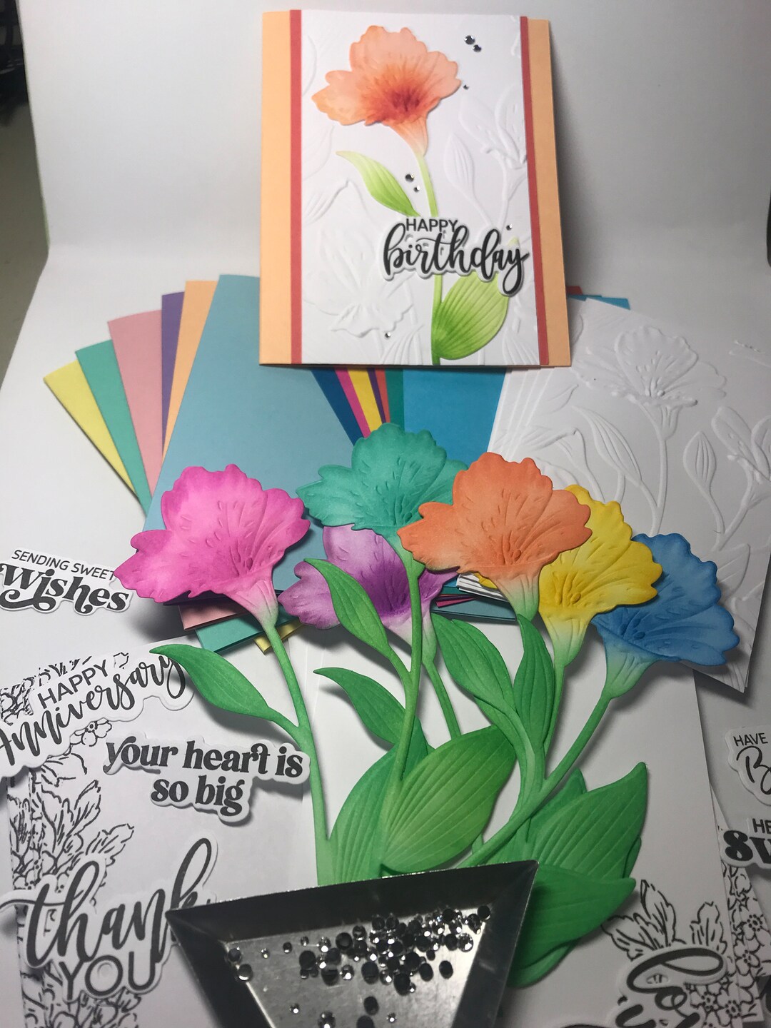 DIY Card Kit, Cardmaking Kit, Craft Kit, Custom Card Kit, Birthday Card