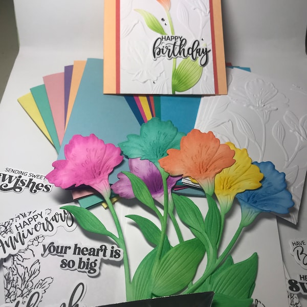 DIY Card Kit, Cardmaking Kit, Craft Kit, Custom Card Kit, Birthday Card Kit, Thank You Card Kit, Friendship Card Kit, Thinking of You Kit