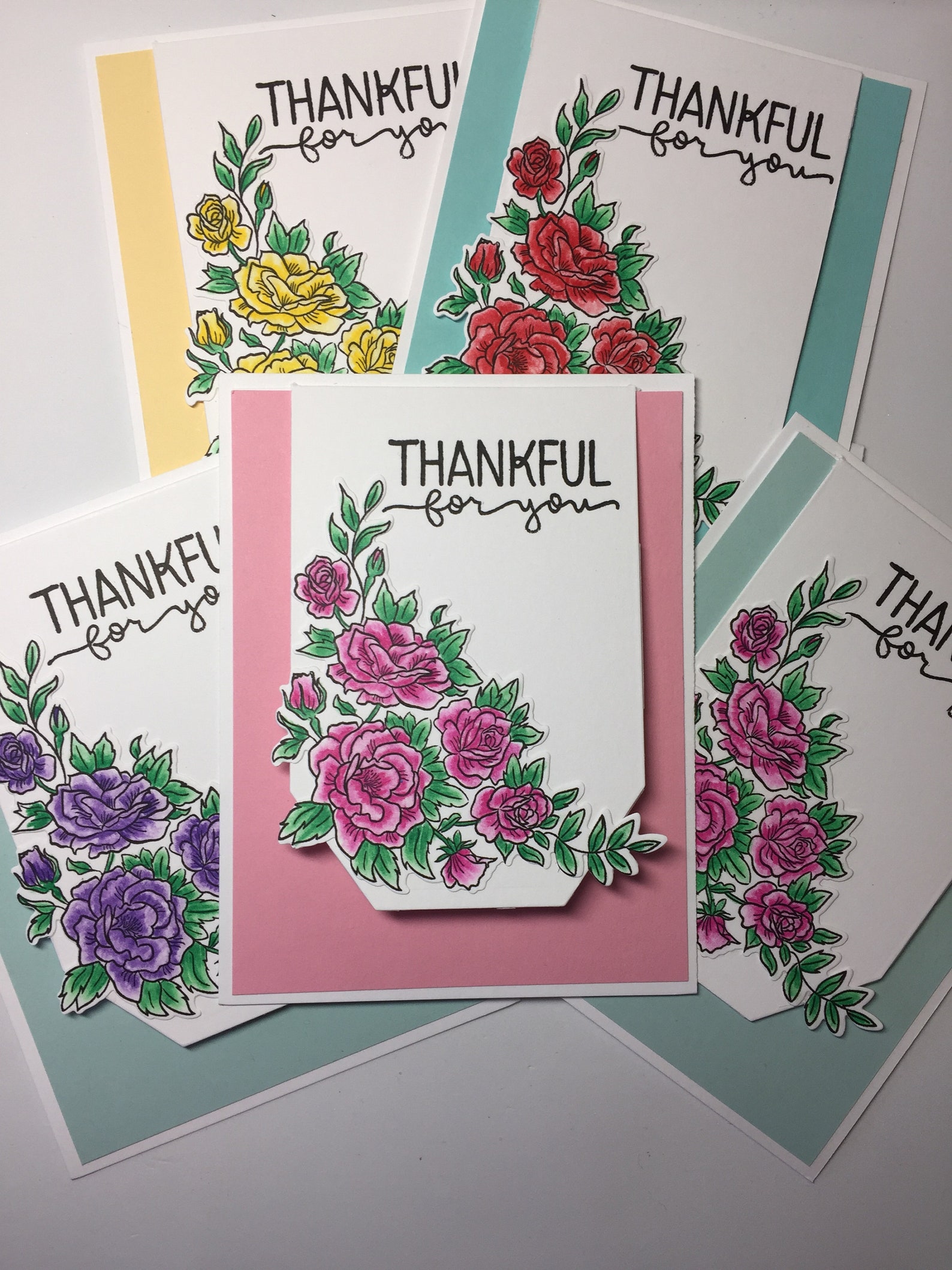 Handmade Card Thank you Card Stampin Up Card Custom Card | Etsy