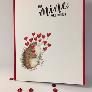Kit de cartão faça você mesmo, cartão de dia dos namorados, cartão infantil, cartão de aniversário, cartão de ouriço, cartão de aniversário, cartão de galentine, kit de cartão personalizado