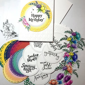 DIY Kartenset, Kartenherstellungsset, Bastelset, Grußkartenset, Geburtstagskarte, Benutzerdefiniertes Kartenset, Dankeskarte, Geburtstagskarte, Freundschaftskarte
