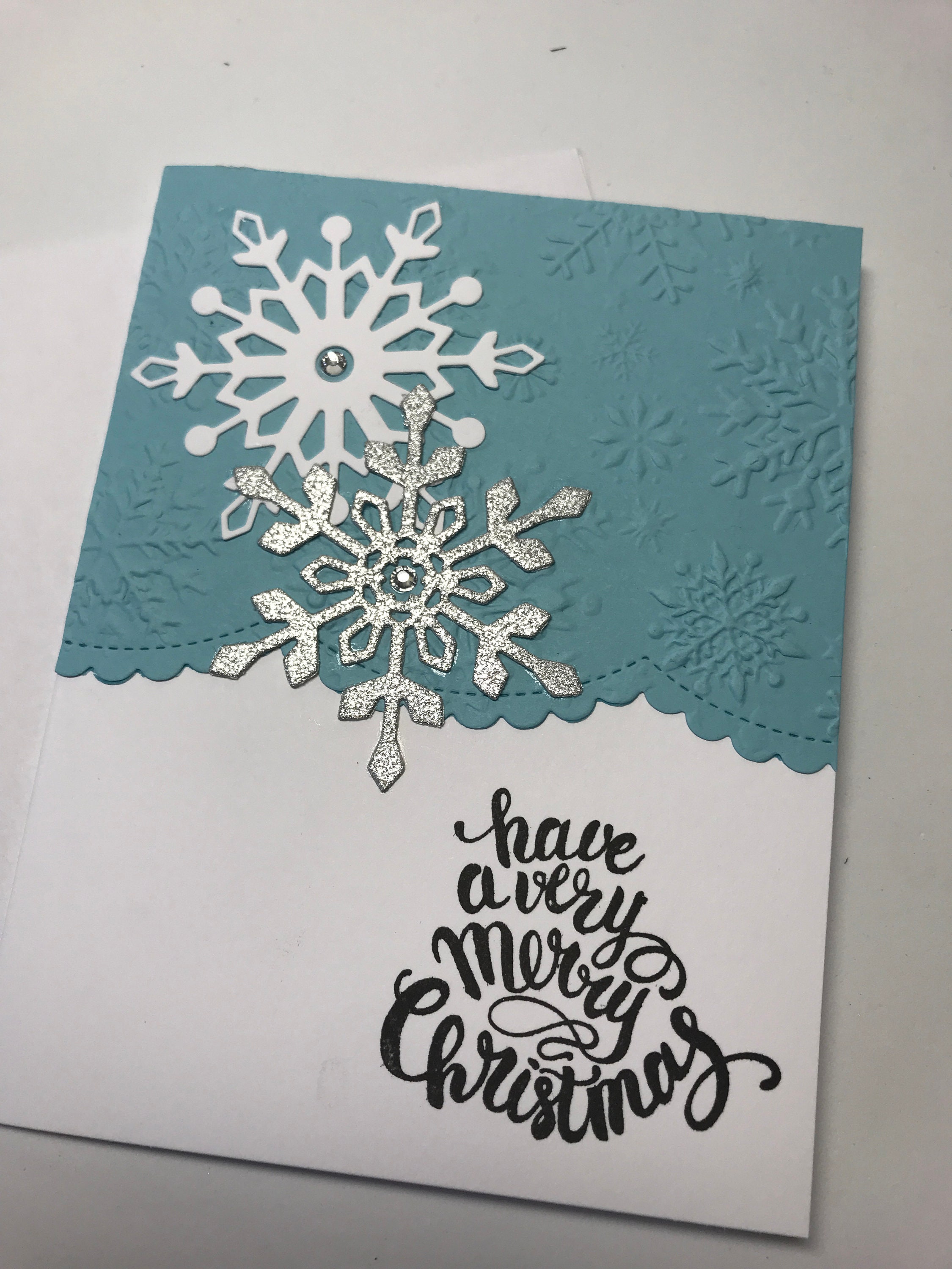 DIY Card Kit DIY Christmas Card Kit Cardmaking Kit Custom - Etsy