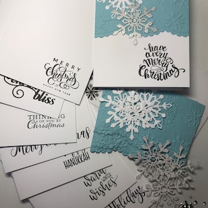 DIY-Kartenset, DIY-Weihnachtskartenset, Kartenherstellungsset, benutzerdefinierte Weihnachtskartenset, Weihnachtsbastelset, Chanukka-Kartenset, Kartenset