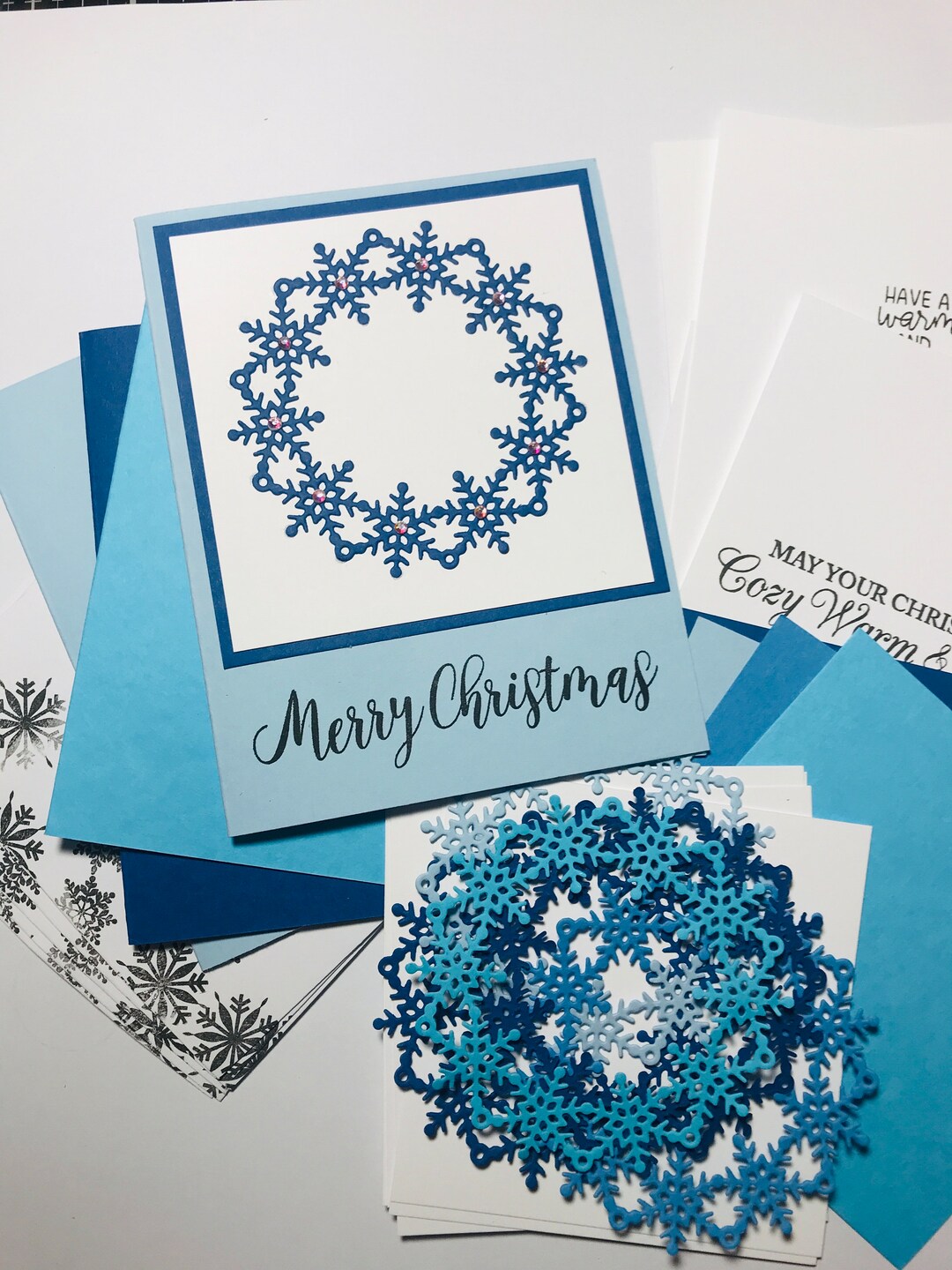 Christmas Card, DIY Christmas Card Kit, Cardmaking Kit, Christmas Card