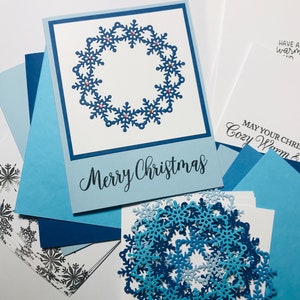 Christmas Card, DIY Christmas Card Kit, Cardmaking Kit, Christmas Card Kit, Die Cut Card Kit, Christmas Craft Kit