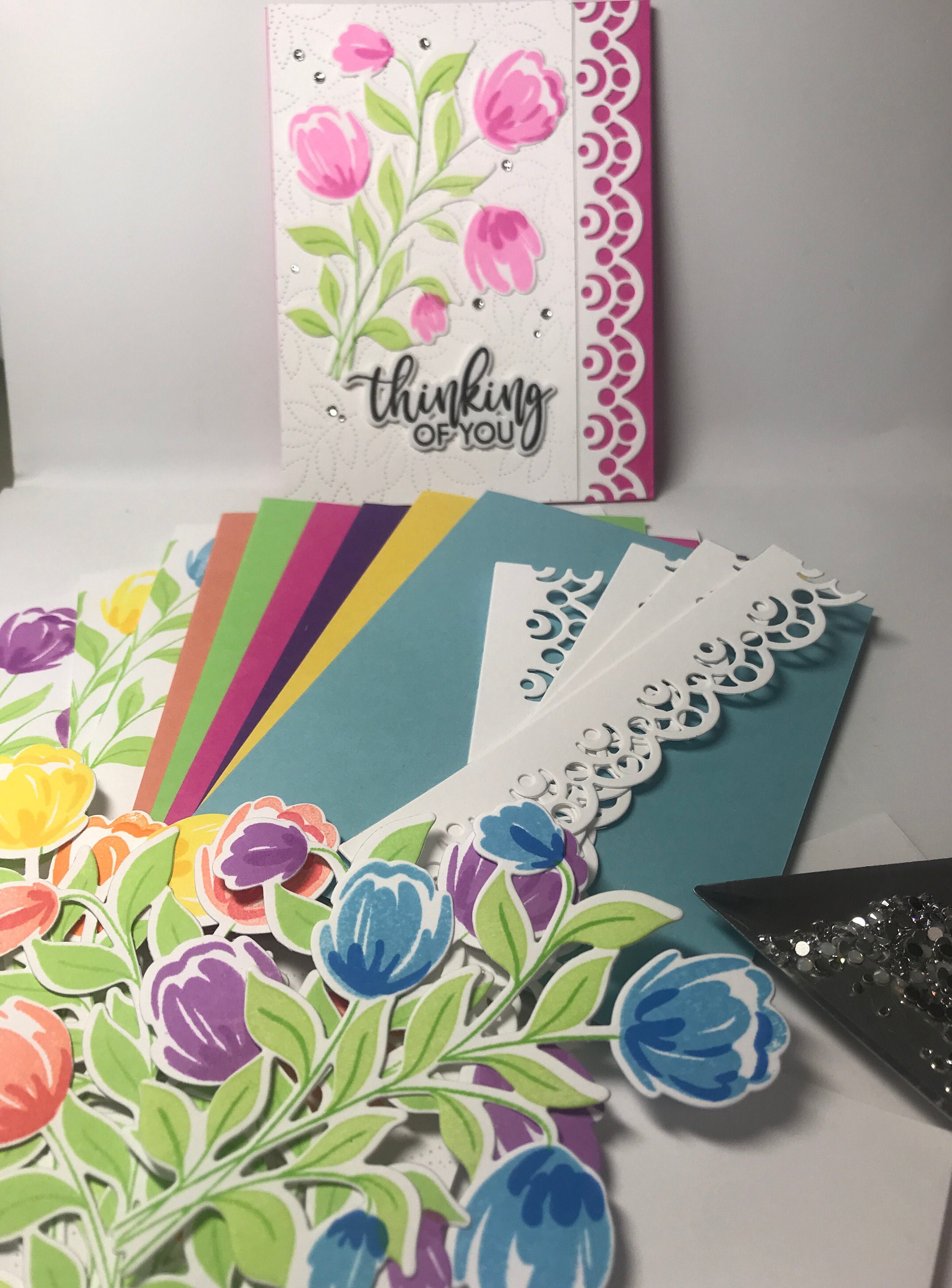 DIY Card Kit Friendship Card Kit Floral Card Kit Birthday - Etsy