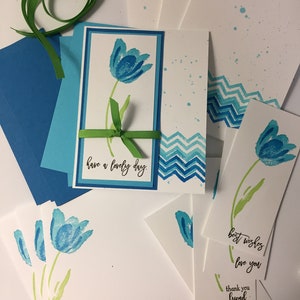 Handgefertigte Karte, Handgestempelte Karte, Stampin Up Karte, Geburtstagskarte, Dankeskarte, Freundschaftskarte, Liebeskarte, Kundenspezifische Karte, DIY Kartenset