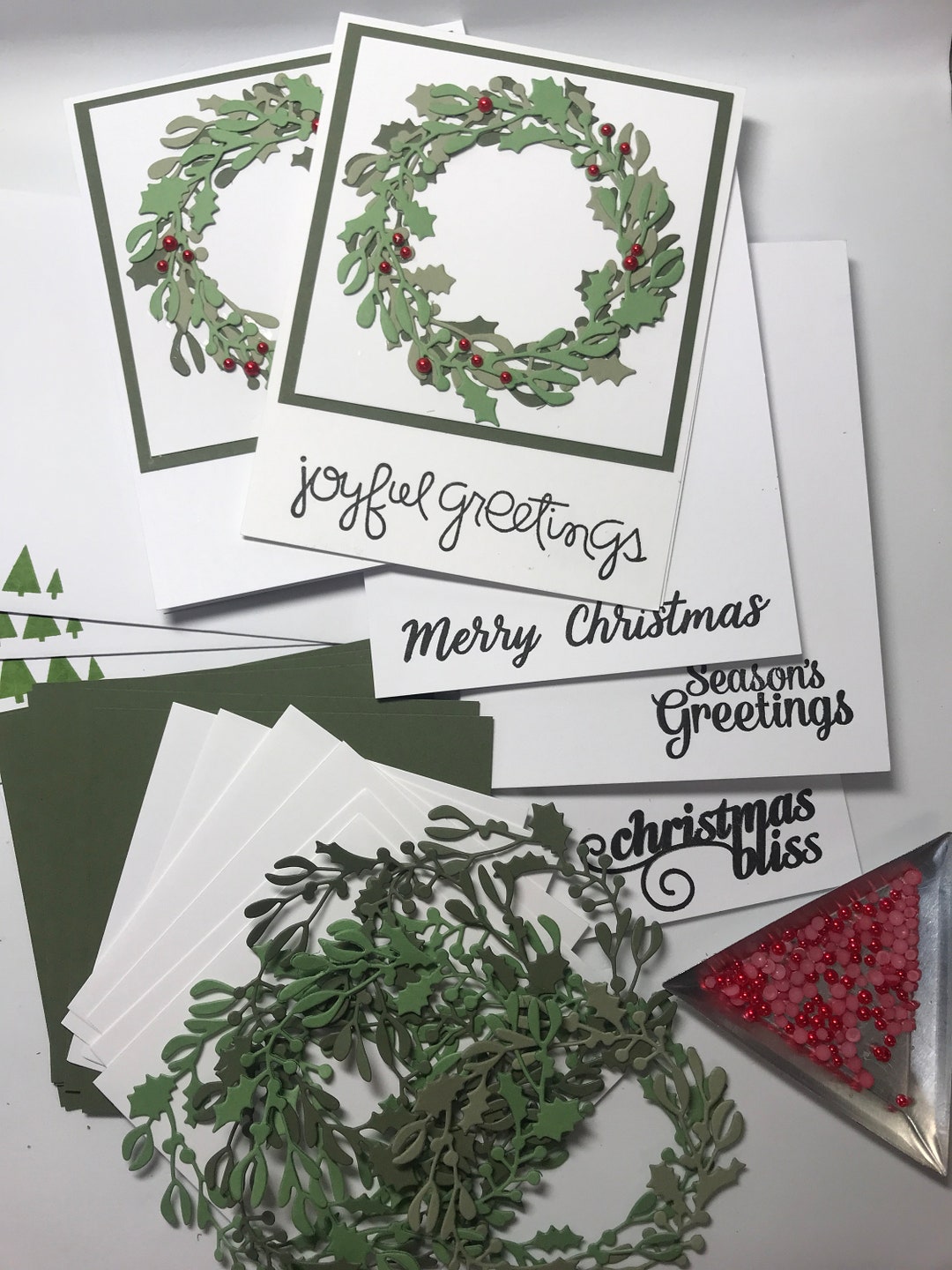 DIY Christmas Card Kit, DIY Card Kit, Holiday Card Kit, Christmas Card