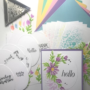 DIY Card Kit, Card Kit, Cardmaking Kit, Craft Kit, Custom Card Kit, Birthday Card Kit, Thank You Card Kit, Friendship Card Kit