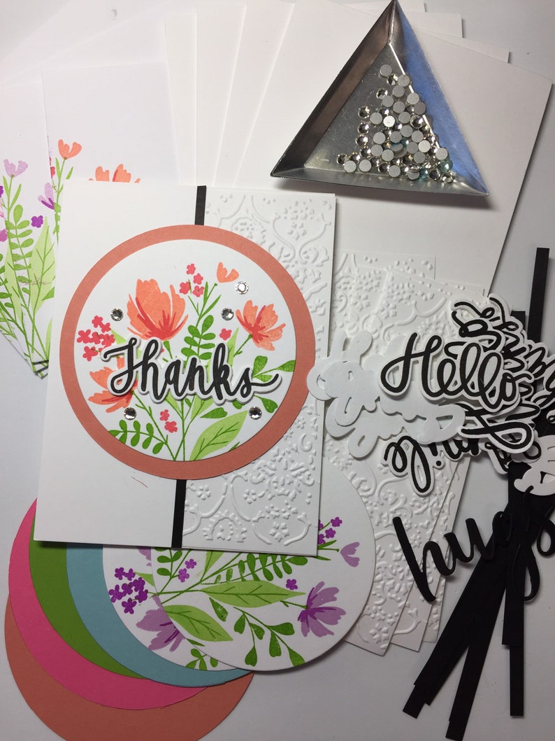 DIY Card Kits Handmade Card Kits Birthday Cards Custom Card Etsy