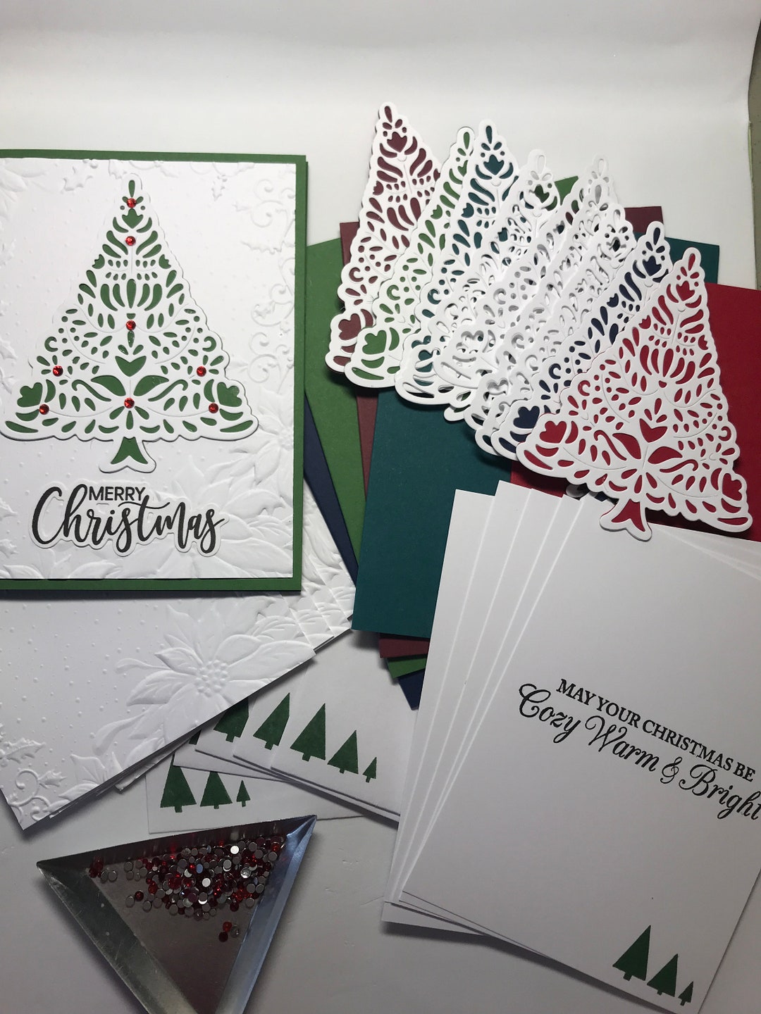 DIY Card Kit, DIY Christmas Card Kit, Christmas Card, Custom Card Kit