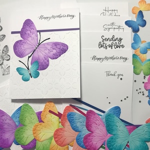 Kit de cartes à faire soi-même, Kit de fabrication de cartes, Kit de cartes d'anniversaire, Kit de cartes de remerciement, Kit de cartes Thinking of You, Kit de cartes personnalisées, Carte de fête des Mères, Carte de Pâques