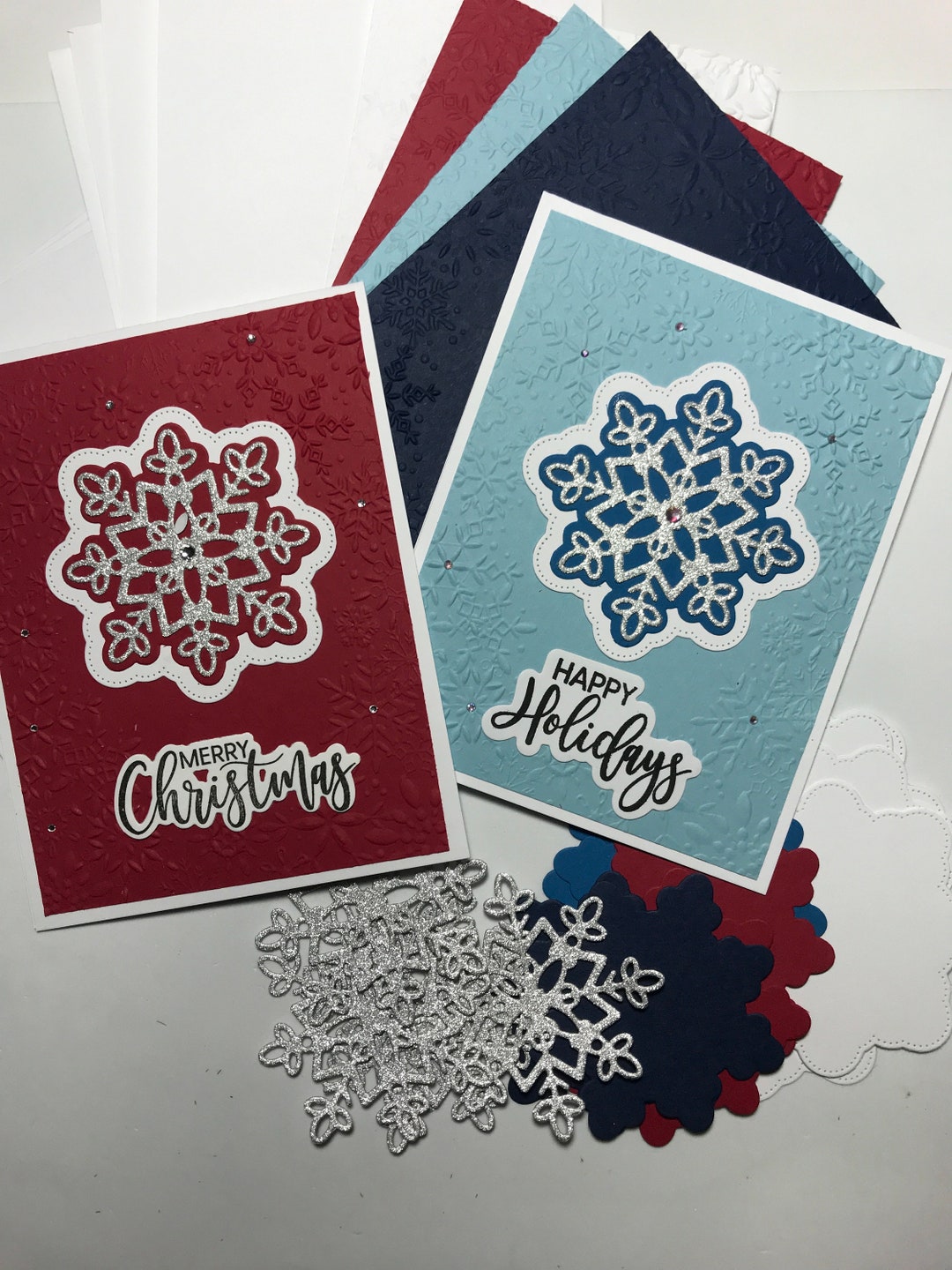 DIY Card Kit DIY Christmas Card Kit Christmas Card Custom Etsy